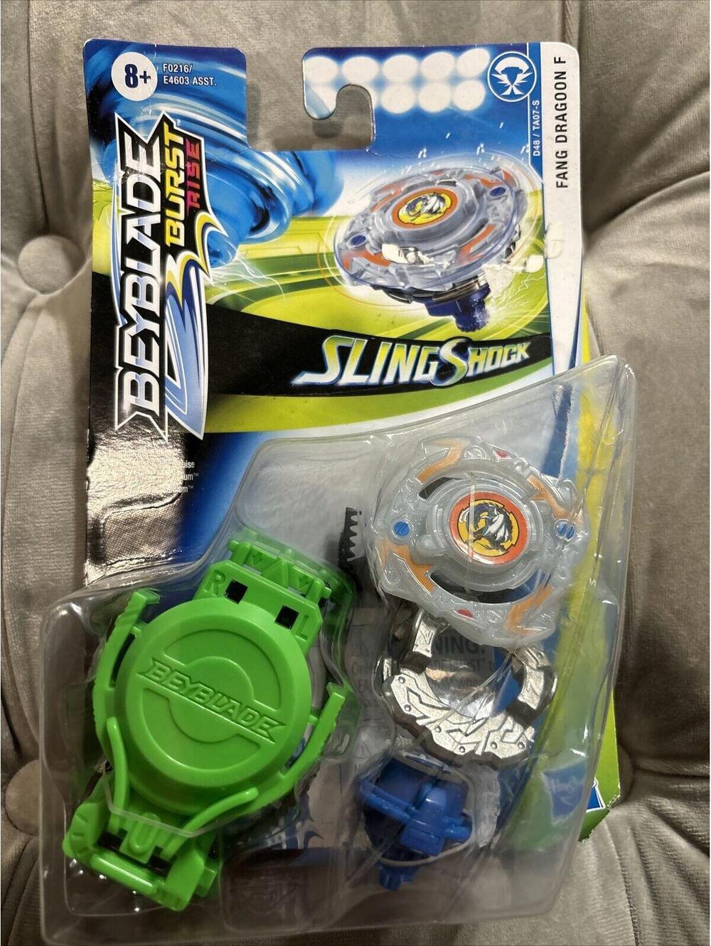 Beyblade Burst Rise Slingshock Fang Dragon F Starter Pack Stressed Box - Hasbro